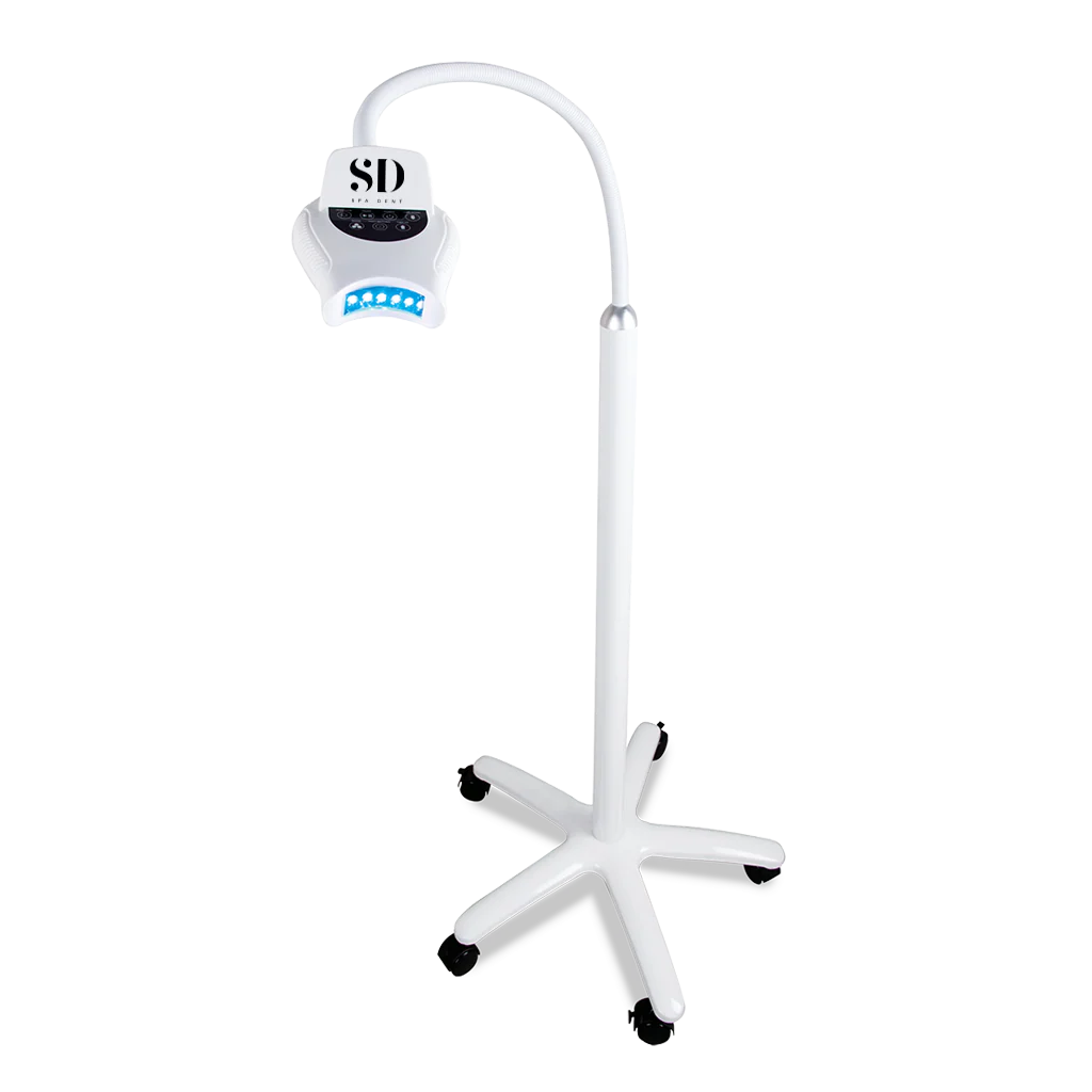 Spadent UV whitening light used for professional teeth whitening